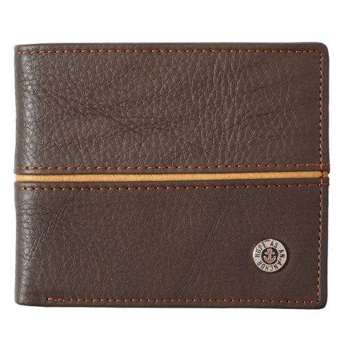 Genuine Leather Wallet- Hope As An Anchor