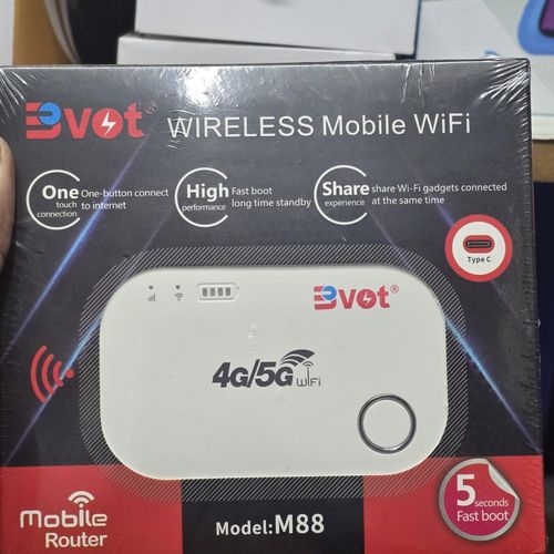 Portable 4G/5G Mobile Wifi Hotspot Mifi – Universal M88 Model for Airtel, Safaricom, and Telkom Networks