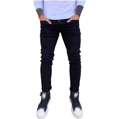 Black slim fit denim jeans