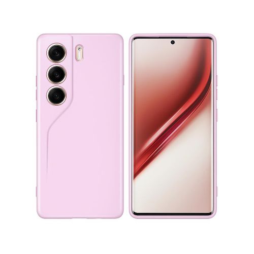 Soft Silicone Slim Fit Cover Anti-Scratch Shockproof Case for TECNO Camon 40 Pro - Pink