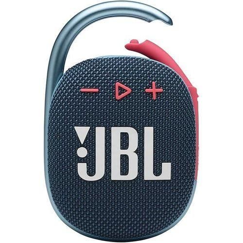 Jbl Clip 4 Original Portable Bluetooth Speaker - Punchy Bass - 10 Hrs Play - Waterproof & Dust Resistant - Inbuilt Battery - Blue Co