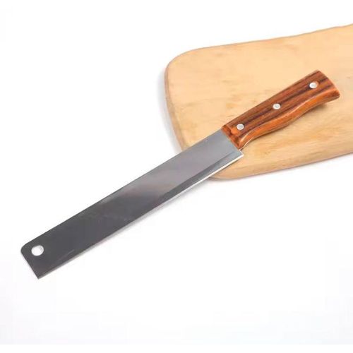 13" stainless steel knife with a hole