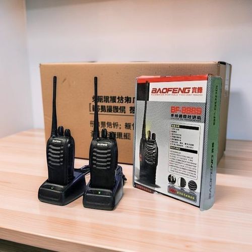 BF-888S Portable Reliable Quality Top Quality Two Way Communication Radio Hand Held Security Walkie Talkie Radio Calls- 2 Pieces