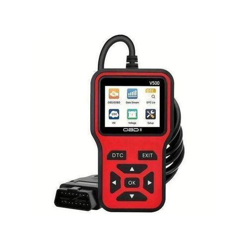 OBD2/ OBDII V500 Digital/ smart Diagnostic Scanner, Battery voltage test, Check Engine Light Code Scanner Tool with Reset, DTC, Data Stream, I/M Readiness, Car & Truck Scan Tool for All Vehicles Since 1996, DIY or Professional Diagnostic