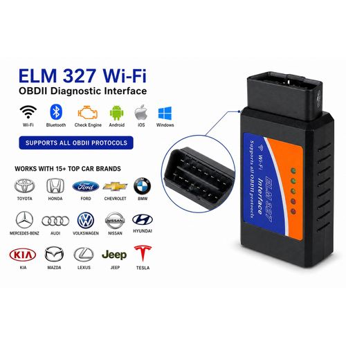 ELM327 OBD2 CAR DIAGNOSTIC SCANNER & CODE READER