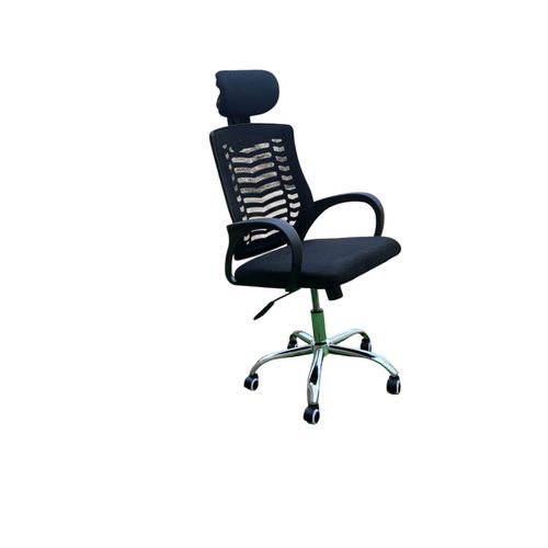 Comfortable Home and Office Secretarial Mesh Chair with Headrest