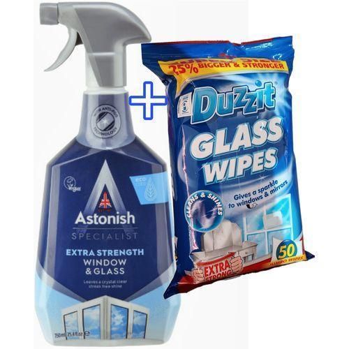 Extra Strength Window & Glass + Glass Wipes nk