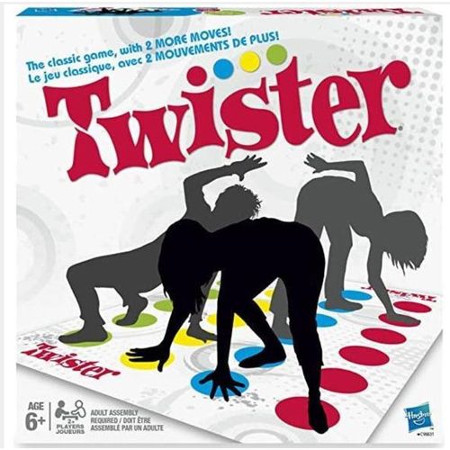 Twister Party Game with Spinners Choice Air Moves Fun Indoor Family Game for Kids Adults Classic Party Game for Home Entertainment