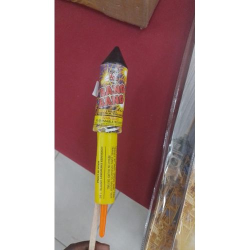 Shogun Bang Bang Firework Rocket – Gold Palm & Time Rain, 2 Breaks