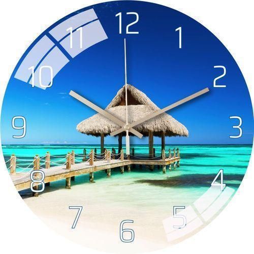 Silent Art Wall Clock 12 Inch 30CM Toughened Glass Silent Quartz Wall Clock for Living Room Bedroom New Home Decoration