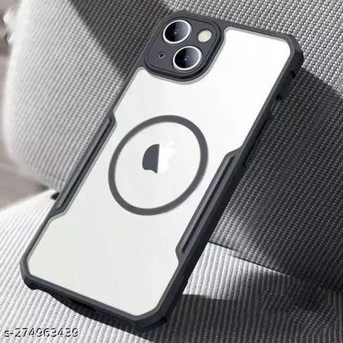 Xundd MAGNETIC Magsafe Compatible 4-Corner Shockproof Airbags Bumper Transparent Protective Back Cover Case for Apple iPhone 14 Plus