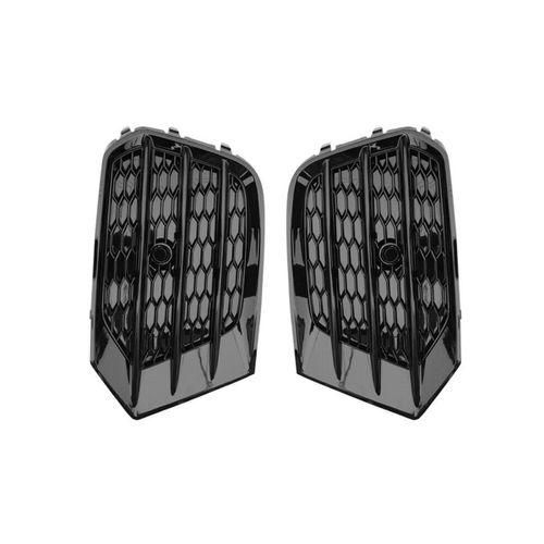 Fog Light Cover Frame Honeycomb Grille Lower for Audi Q3 2016-2018