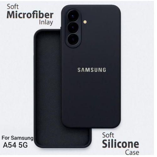 Samsung Galaxy A54 5G Black Original Liquid silicone phone Case/Cover