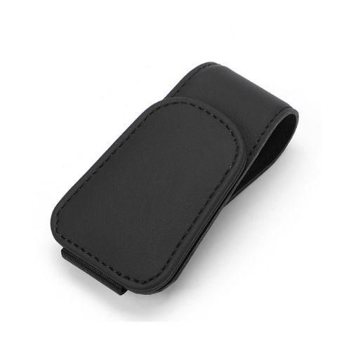 Magnetic Leather Sunglass Holder for Car Clip for Car