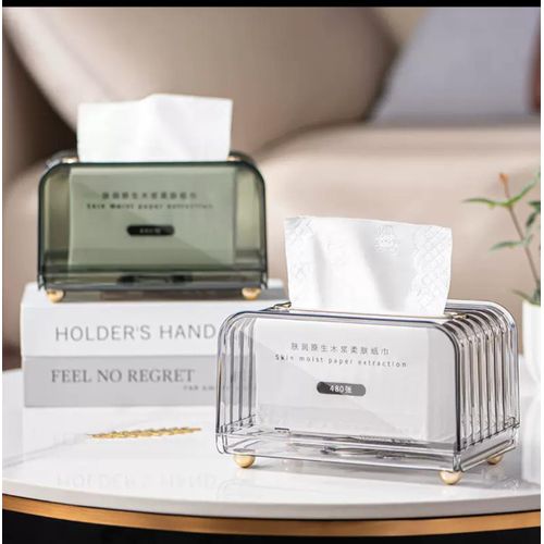 Luxury clear serviette holder