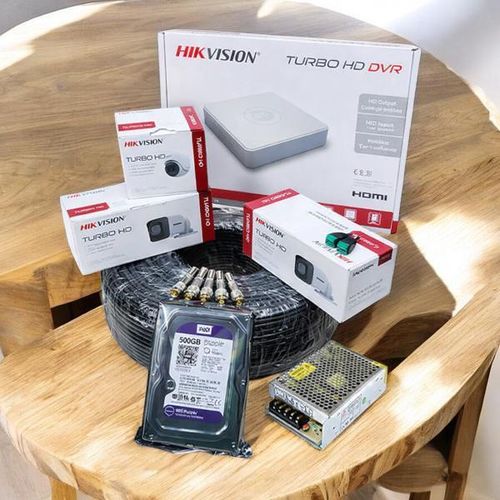 3 1080P Full HD 2MP Stunning Image Quality CCTV Cameras Complete System Kit With 4 Channel DVR Machine+50M Coaxial Cable