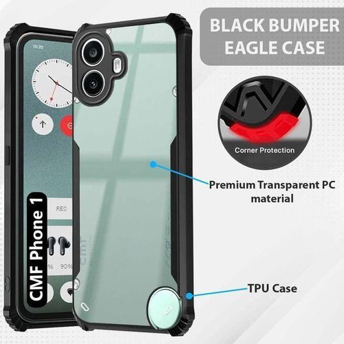 XUNDD Military-Grade Shockproof Clear Case for CMF Phone 1 – Slim Fit, Anti-Drop Protection, Transparent Design