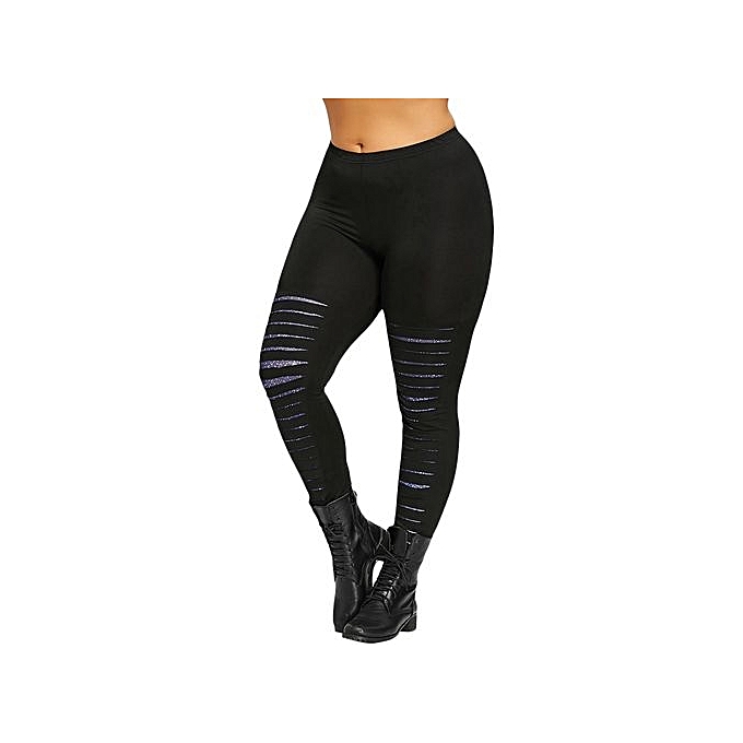 Fashion Plus Size Galaxy Ripped Leggings Best Price Online Jumia Kenya