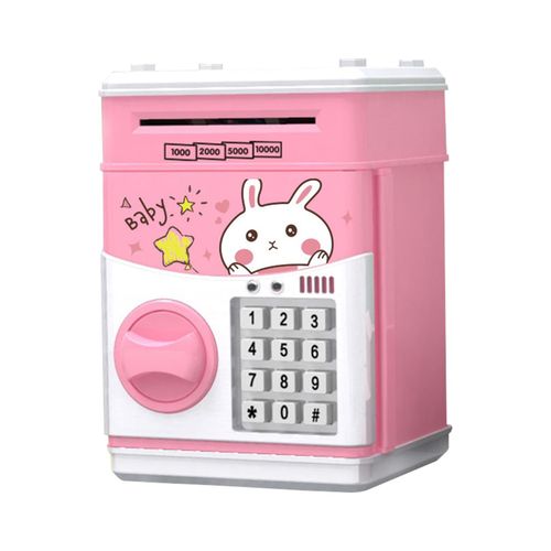 Electronic Piggy Bank Mini ATM Password Money Bank Cash Coins Saving Box Auto Scroll Paper Counts Your Money for Boys Girls Kids Safe Bank Box Perfect Birthday Gifts