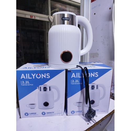 2.2L Electric Water Kettle – Fast Boiling Stainless Steel Kettle for Tea & Coffee