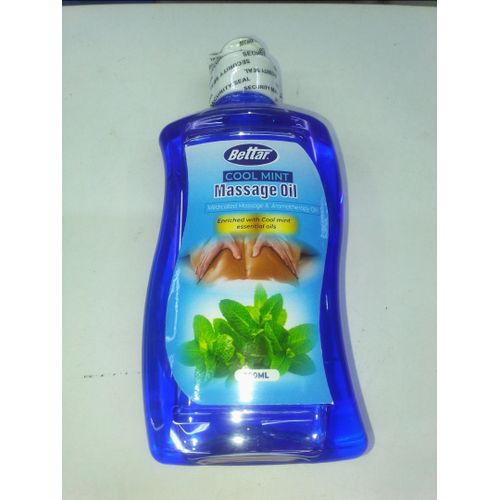 Massage And Aromatherapy Oil With Cool Mint Oils