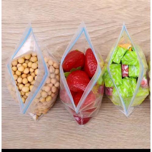 Silicone ziplock Fridge bags - 15Pcs