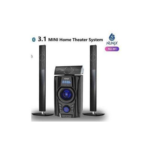 NU-M1 3.1CH Home Theater Speaker System – Powerful Bass Subwoofer With Bluetooth,FM,USB,SSD/MMC,LED DISPLAY -1 YEAR WARRANTY