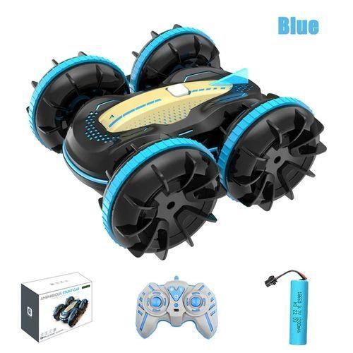Four wheel drive remote control stunt car toys 2.4G 4wd amphibious double sided stunt car