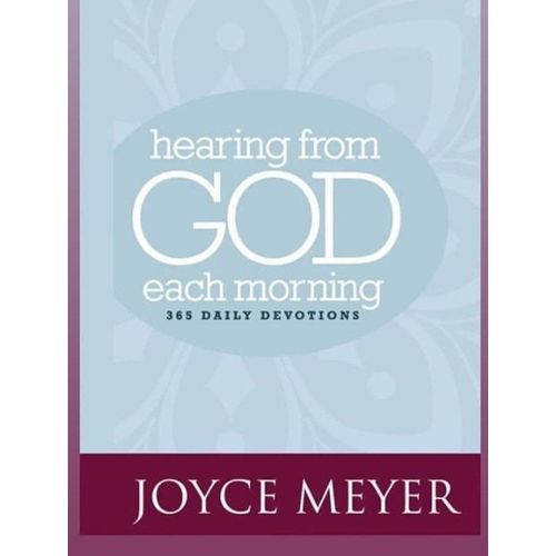 Hearing from God Each Morning 365 Daily Devotions Book by Joyce Meyer