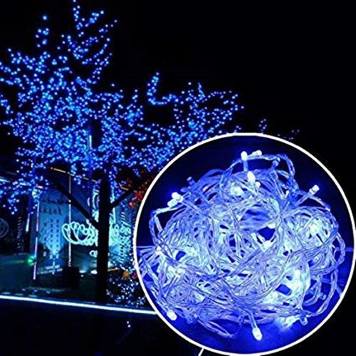 Christmas BLUE Fairy Lights Light - 10MTRS Long