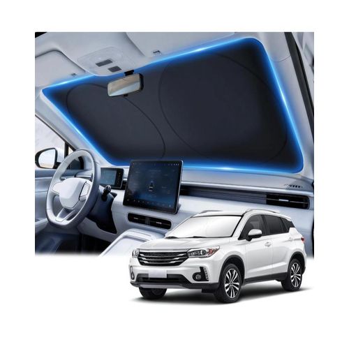 Windshield Sun Shade UV Rays and Heat Sun Visor Protector Foldable Reflector Windshields Umbrella(142*80CM)