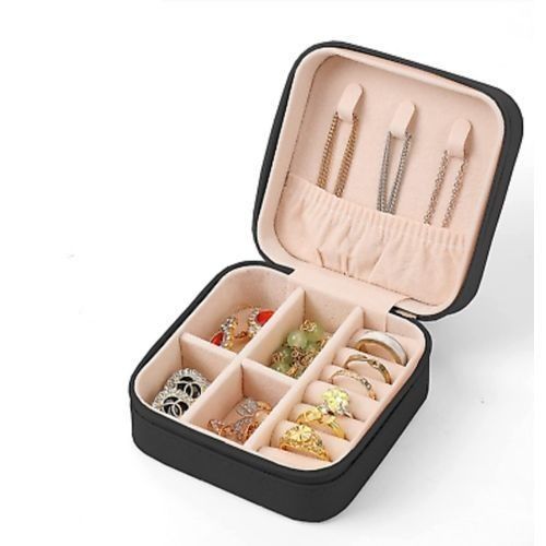 Jewelry Box Jewelries Storage Case PU Leather Organizer - 10*10*5CM