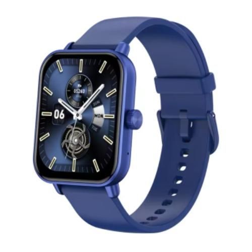 Silicone Strap Smartwatch With Fitness Tracking & Health Monitoring