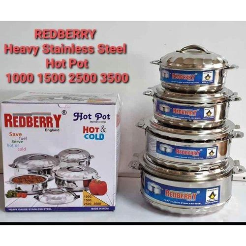 4pcs High Quality Stainless Steel Hotpots