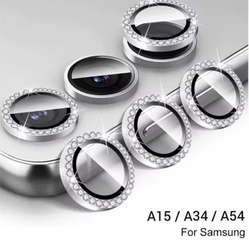 Galaxy A15 / A34 / A54 3-Piece Metal Ring Camera Lens Protector
