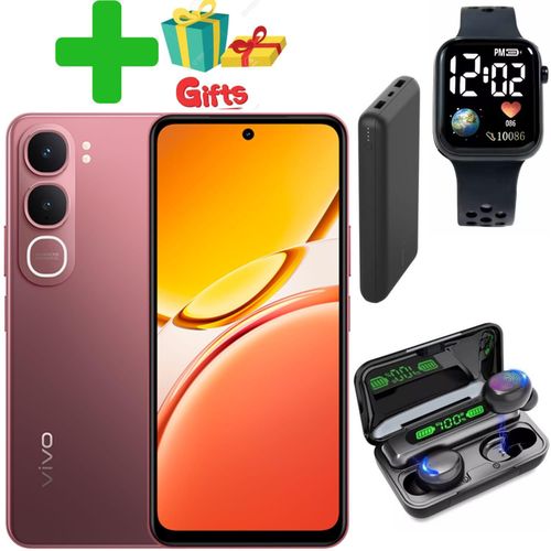 Y21d 8GB RAM + 256GB ROM - 6500mAh 5-Year Health Battery, IP69+ Waterproof, 44W FlashCharge, 90Hz Display+AMAIZING FREE GIFTS