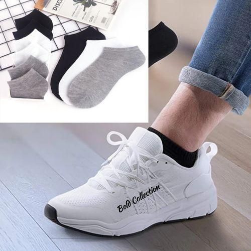12Pairs Finest Comfort Cotton Freesize Unisex Ankle Socks Wholesale