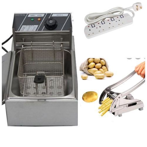 Electric Deep Fryer FREE CHIPS CUTTER/POWER EXTENSION
