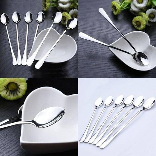 Set of 6 Long Tea Spoons. Only spoon