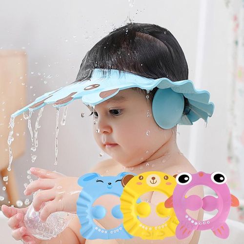 Shower Cap – Adjustable Waterproof Shampoo Shield Hat for Kids & Toddlers