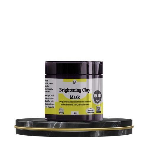 Mekis Brightening Clay Mask With Rosehip & Sweet Almond - Deeply Cleanses Pores, Boost your natural glow,absorb excess oils and impurities