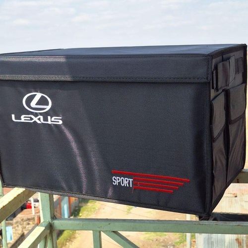 Lexus Premium Foldable Car Boot Organizer – Heavy-Duty Trunk Storage Box for Groceries, Tools & Travel Accessories