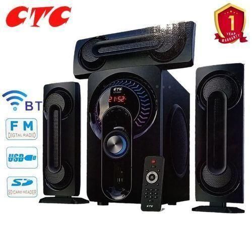 CTC HOMETHEATRE SPEAKER SYSTEM 3.1CH Multimedia Speaker With RGB Lighting Effects