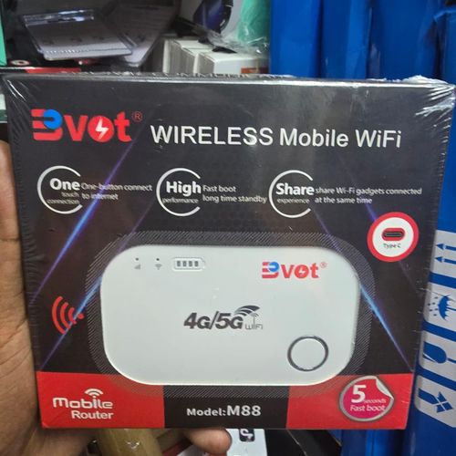 Portable 4G5G Mobile WiFi Router with One-Button Setup Universal Network Compatibility