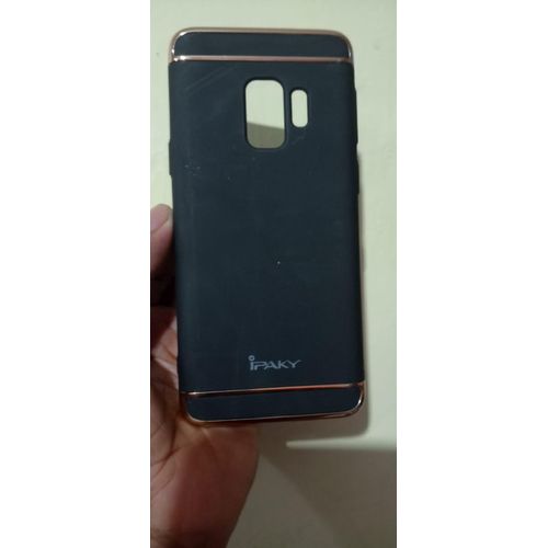 IPAKY Hybrid Fashion Series Case for Samsung Galaxy S9 – Shockproof Hybrid Protective Cover with Transparent Back & TPU Bumper