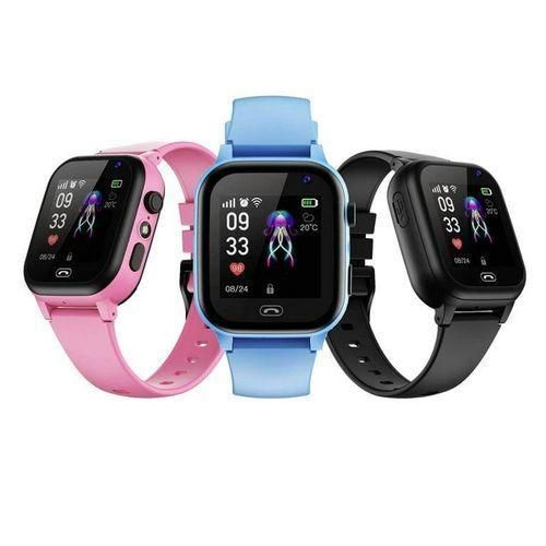 Kids children Smartwatch with varieties of apps and simcard positioning pink