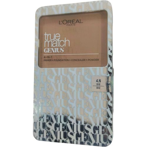 4 In 1 Paris 4.N Beige True Match Genium Primer + Foundation + Concealer + Powder