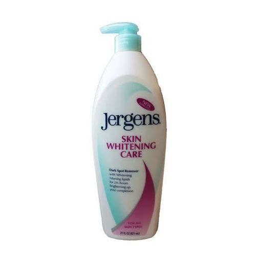 Skin whitening Jergens lotion
