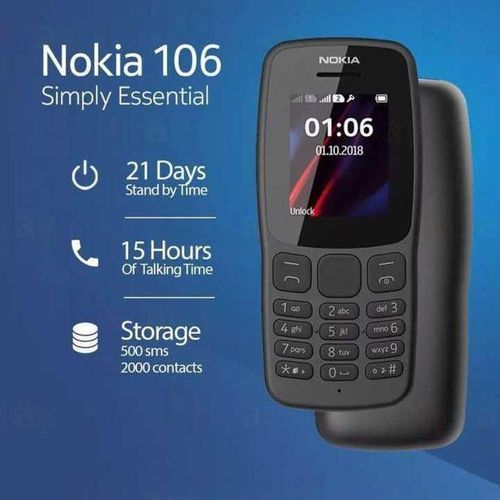 106 Dual SIM Feature Phone with Long Battery Life, Original Kabambe Katululu kaduda Strong Signal Reception, Durable Build Quality, Bright Display Screen, Loud Speaker, Classic Keypad Design Reliable GSM Mobile Phone for Calls, SMS & Everyday Use