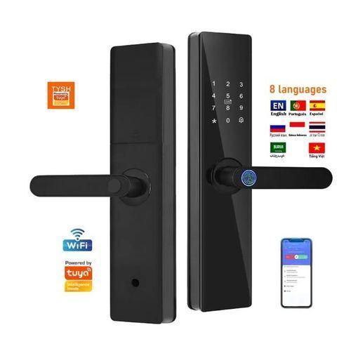 App controlled door lock tuya Smart wifi online electronic digital smart door lock